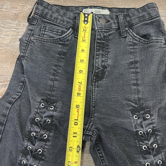 Topshop Moto Extreme Lace Up JAMIE Jeans Size 28 Tall - Picture 10 of 10